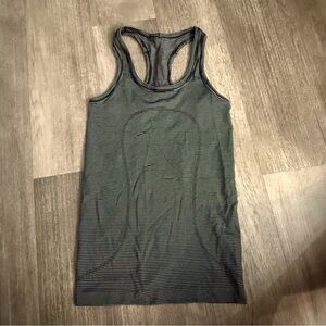 Lululemon Swiftly Spandex Stripe Tank